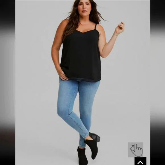 Torrid Sophie chiffon swing cami sz 2 (2x /18-20) - Picture 1 of 9